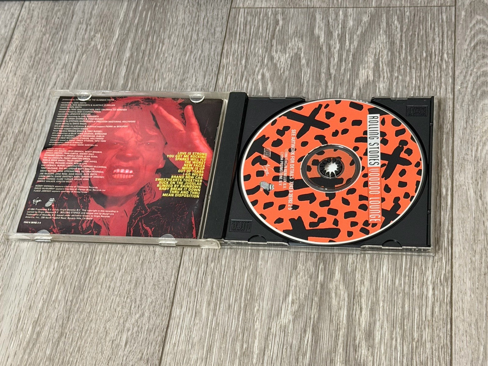 VINTAGE ROLLING STONES VOODOO LOUNGE CD 7243 Il8 39782 2 9 Virgin Records 1994