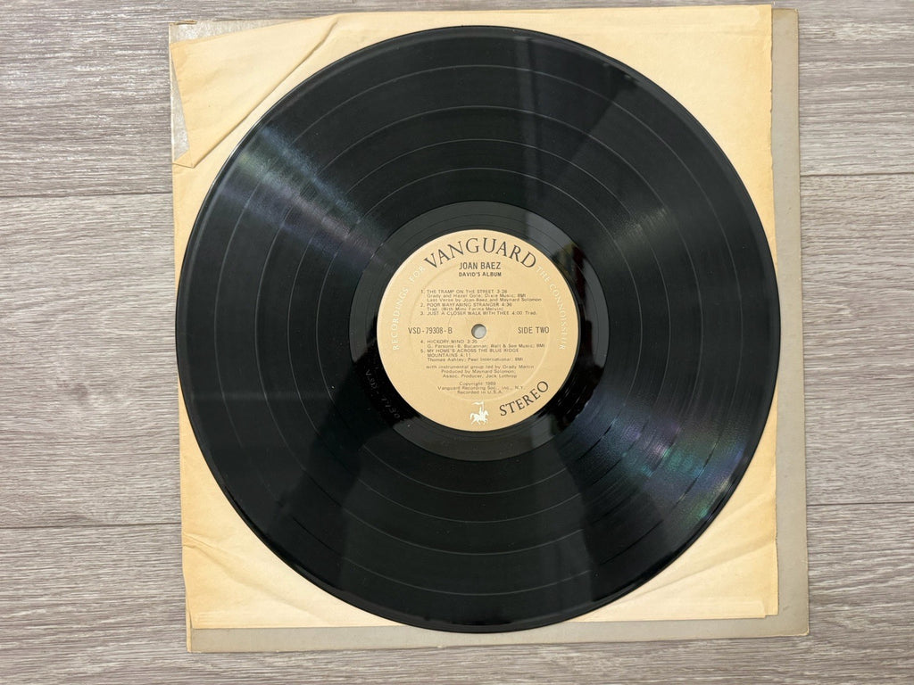 JOAN BAEZ” David's Album”  1969 Stereo Vinyl Vanguard  LP
