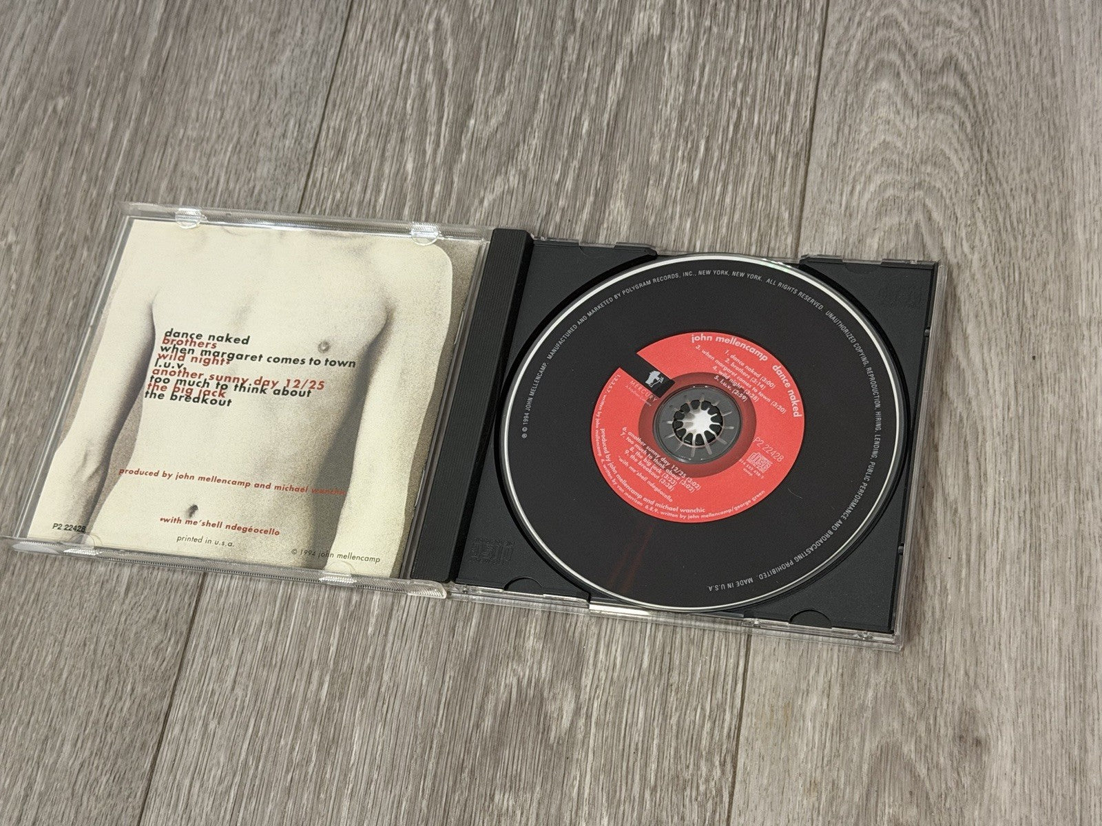 John Mellencamp-Dance Naked (CD, 1994) VG