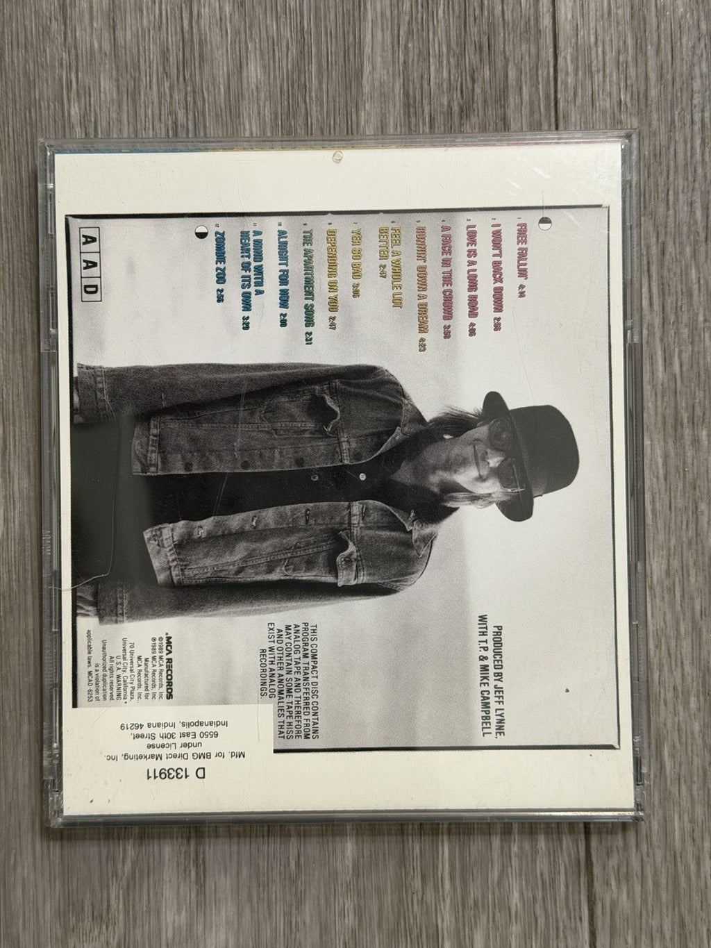 Tom Petty – Full Moon Fever CD MCA Records 1989 BMG Version D 133911 MCAD-6253
