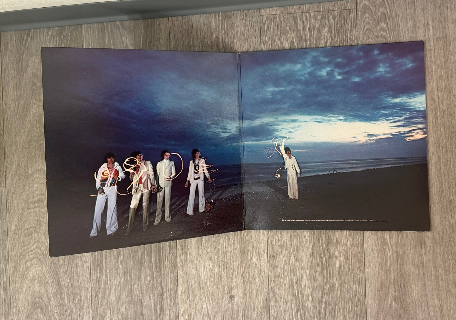 The Rolling Stones Black and Blue Vinyl Record LP 1976 COC 79104
