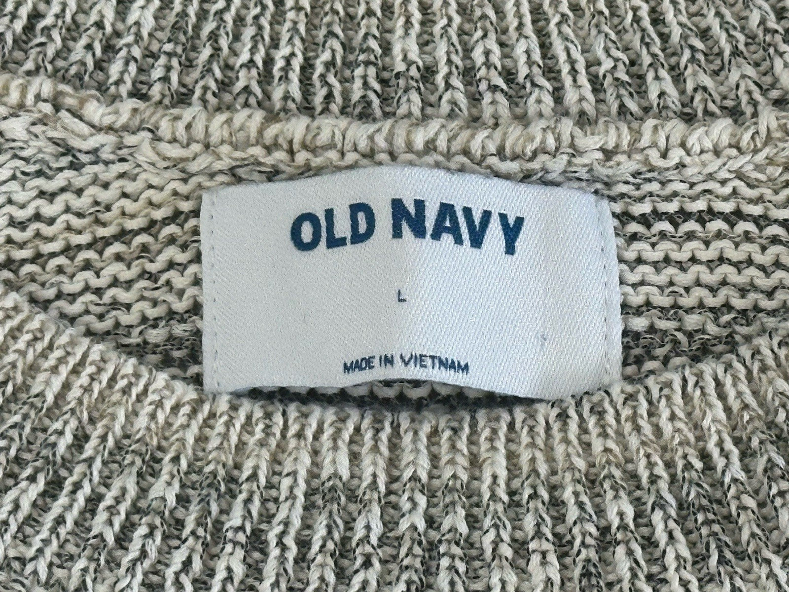 Old Navy | Beige Sleeveless Sweater Vest | Women's Size M