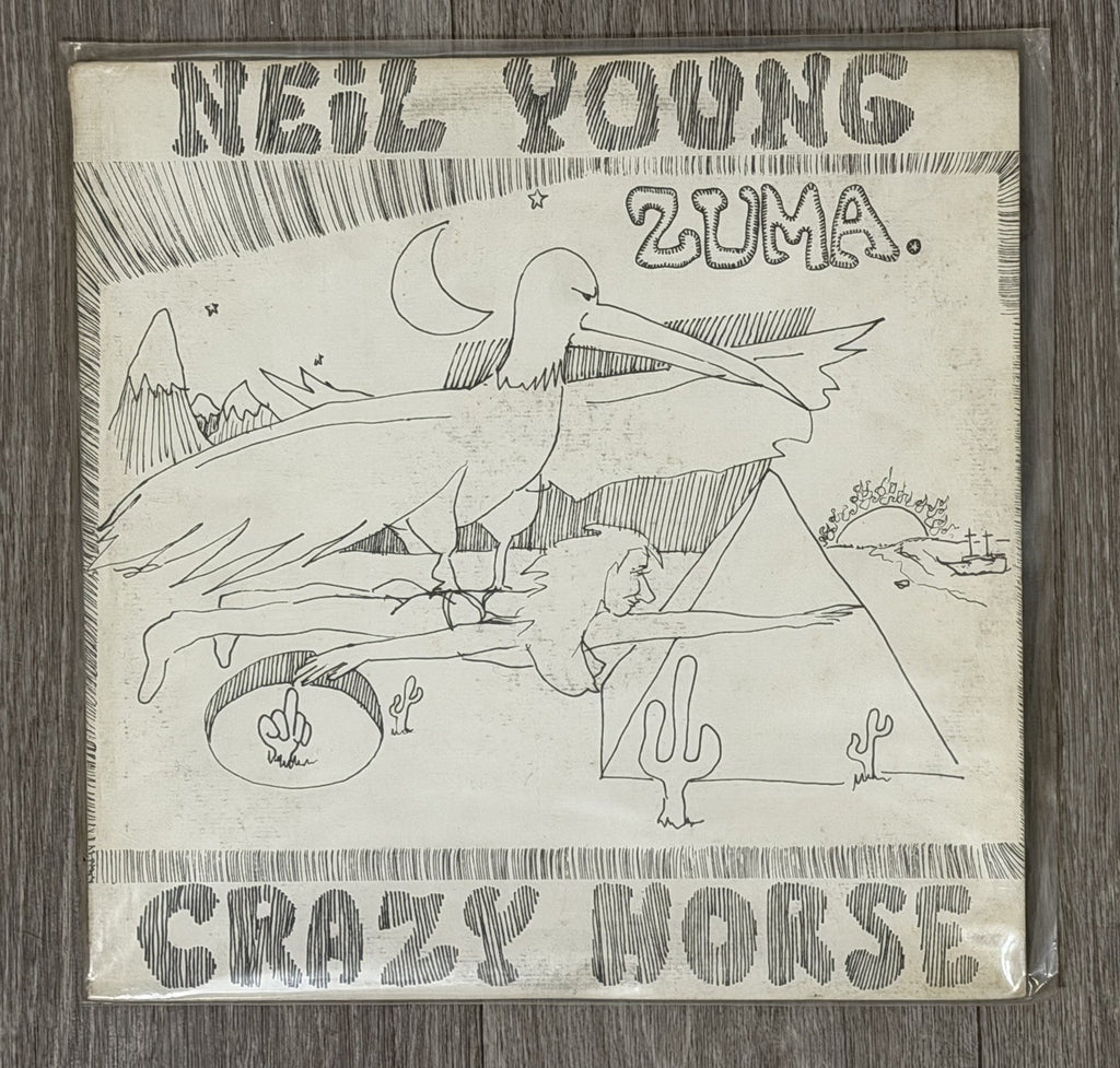 NEIL YOUNG & Crazy Horse Zuma LP Record 1975 Vinyl Reprise MS 2242 VG+