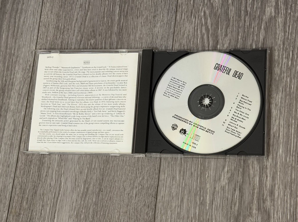 Grateful Dead by Grateful Dead (CD, Jul-1987, Warner Bros.)
