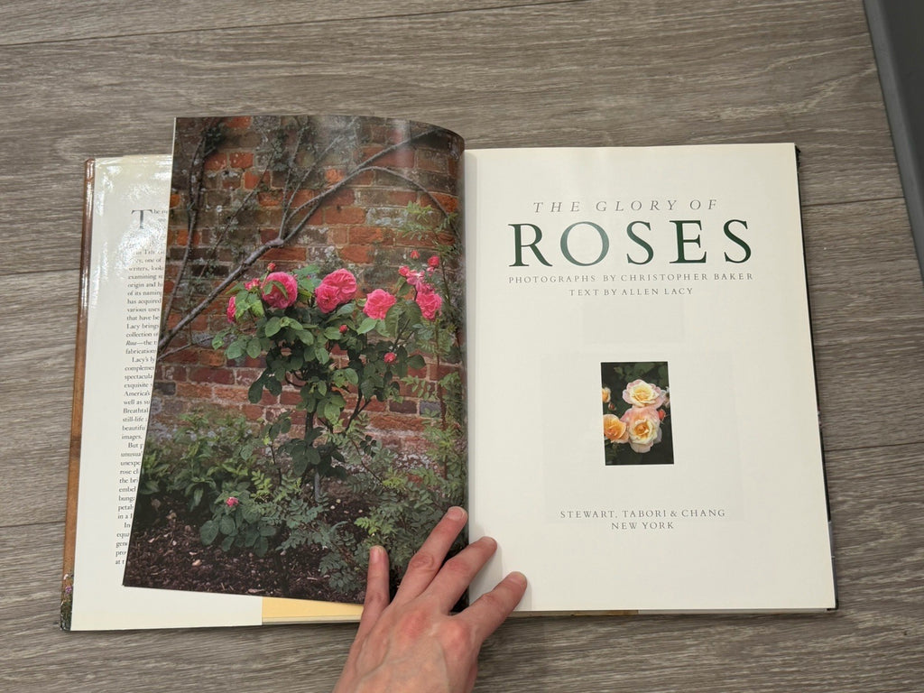 Gardening. Book, The Glory of Roses by christopher baker and allen lacy