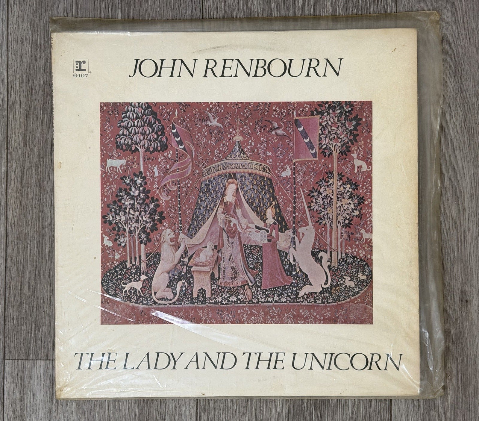 JOHN RENBOURN THE LADY & THE UNICORN REPRISE RS-6407 VINTAGE VINYL LP RECORD 12"