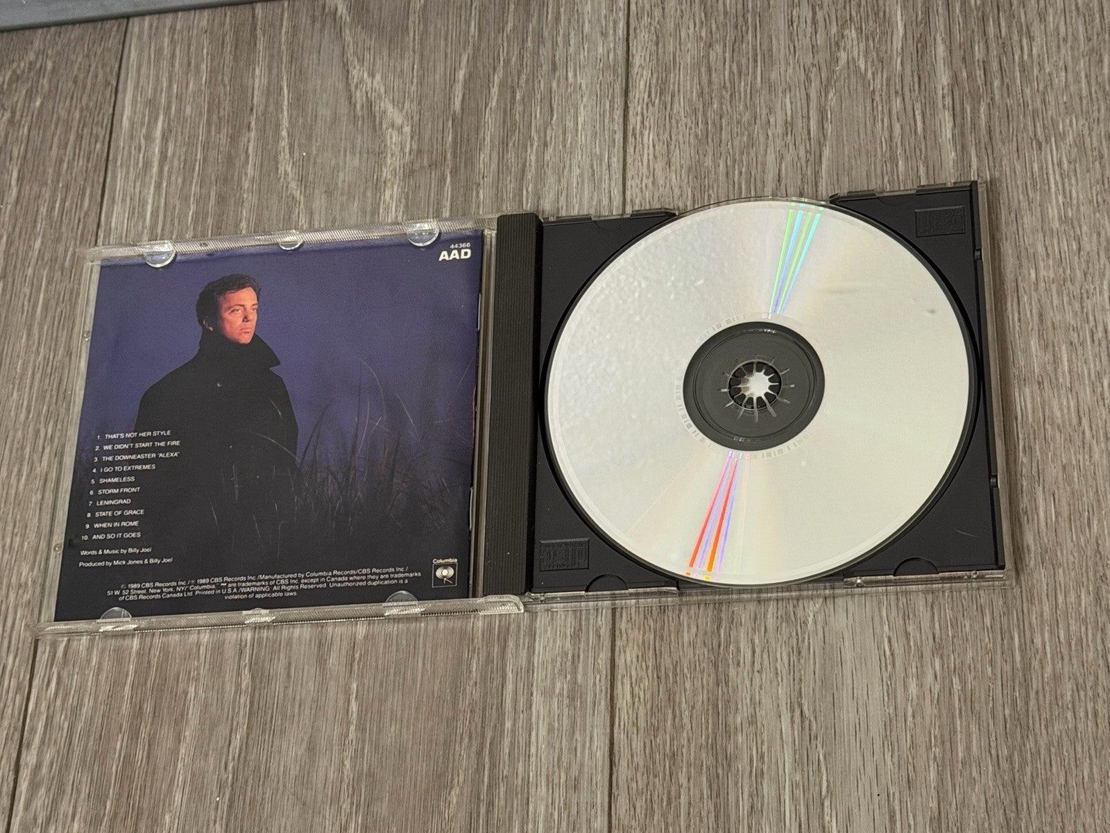 Billy Joel - Storm Front - Art Rock Arena Rock Hard Rock New Wave VG+ CD