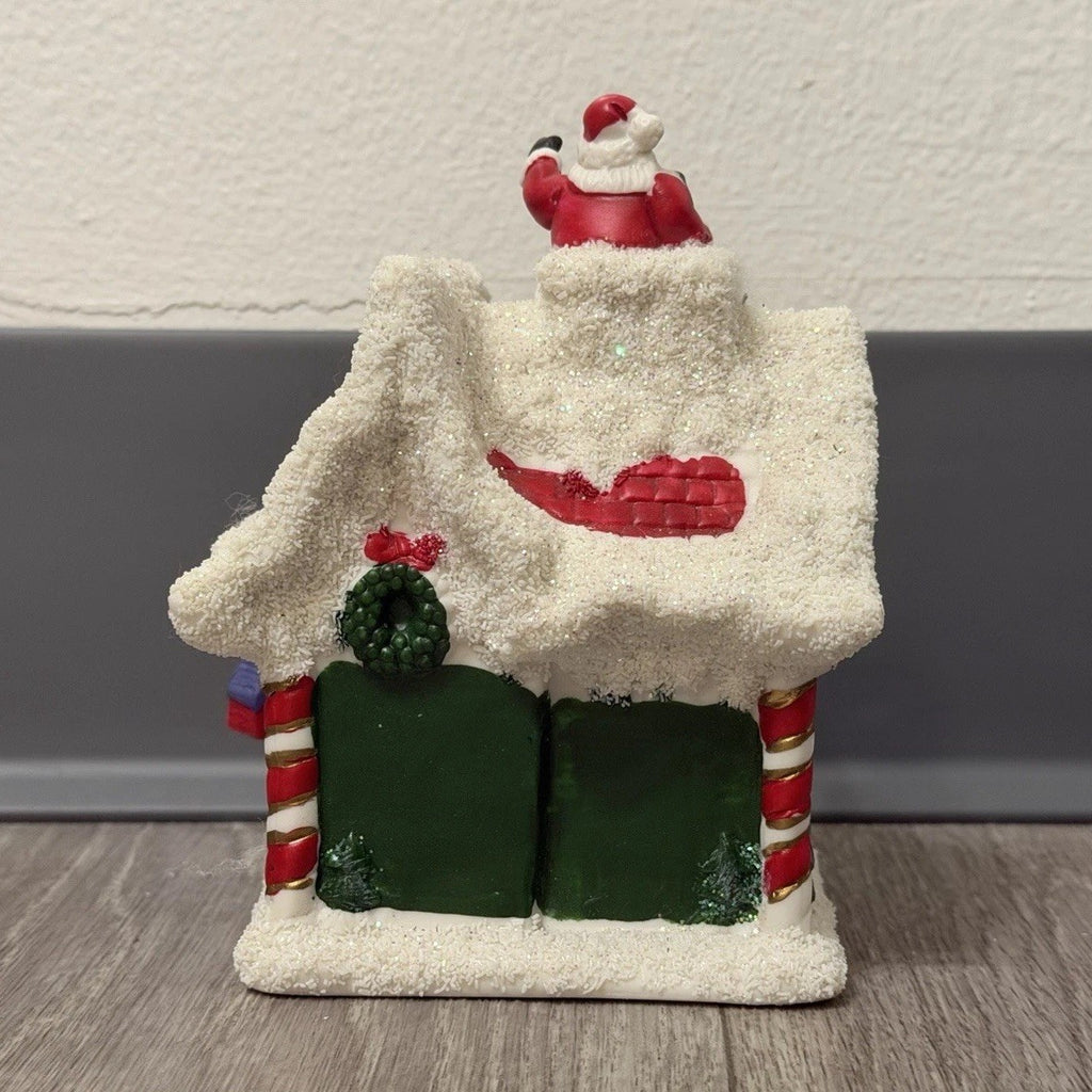 K's Collection "Christmas Winter House" Polyresin Multicolored Ornament 6" X 4"