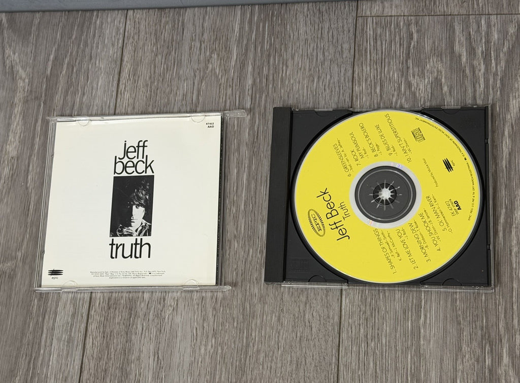 Jeff Beck - Truth CD 1968 Classic Rock Epic Label Legendary Guitar CRACKED CASE