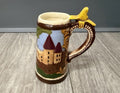 VINTAGE Small German Kinder Mug Beer Stein - Dated 1978 - Has Chips 3.75” Tall