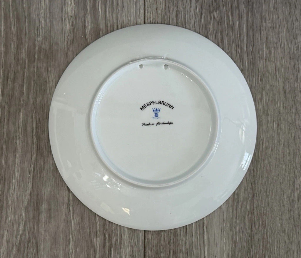 MESPELBRUNN GERMANY Plate 7.75" Diameter Barbara Lurstenhofer Decorative