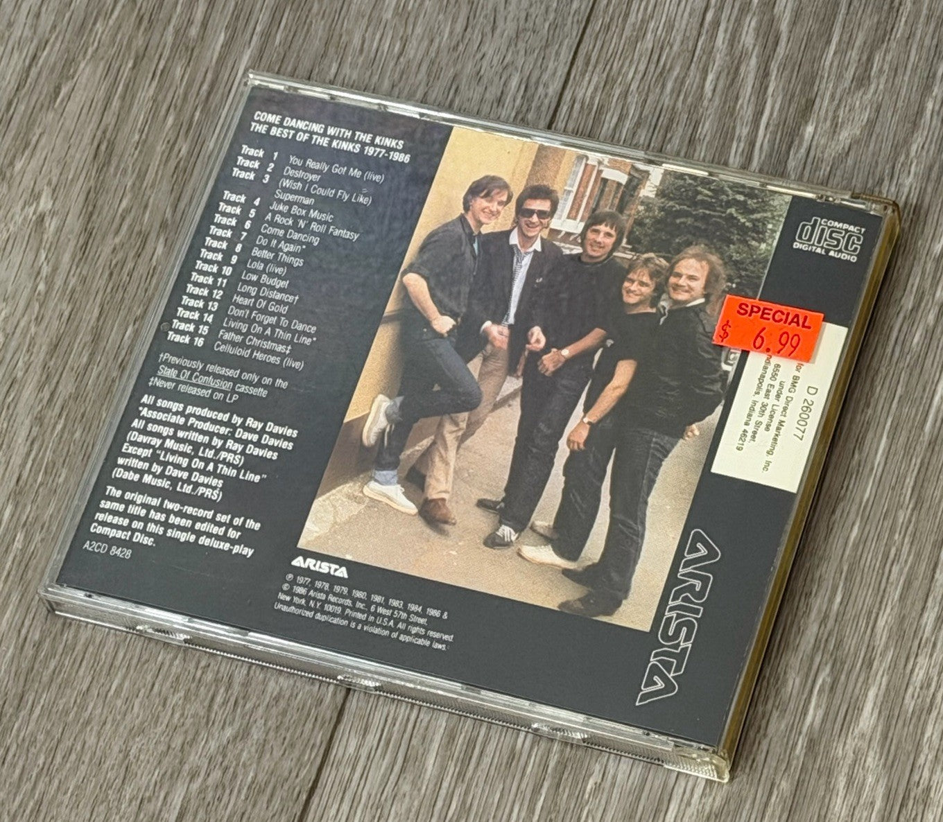 Come Dancing With The Kinks - The Best Of The Kinks 1977-1986 CD, Pre-owned 