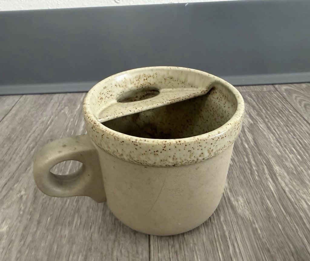 Fitz & Floyd, Stoneware/Pottery, Novelty Mustache Mug/Cup Character Face, 1970's