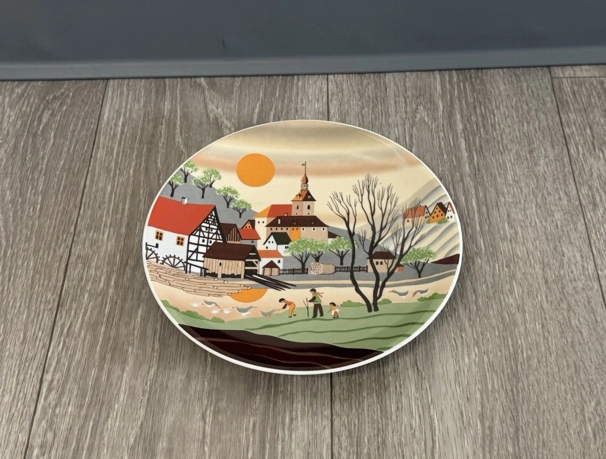 German plate Muhle in Franken Barbara Lurstenhofer E&A Bockling 7-7/8”