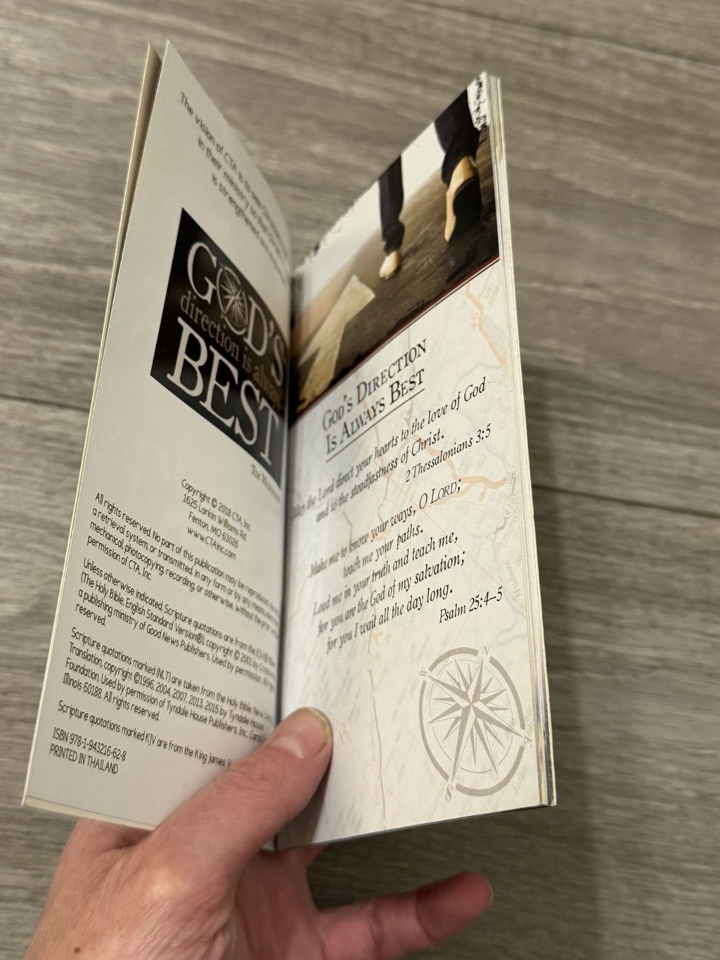 God’s Direction Is Always Best: Devotions for Men Christianity Meditation Book