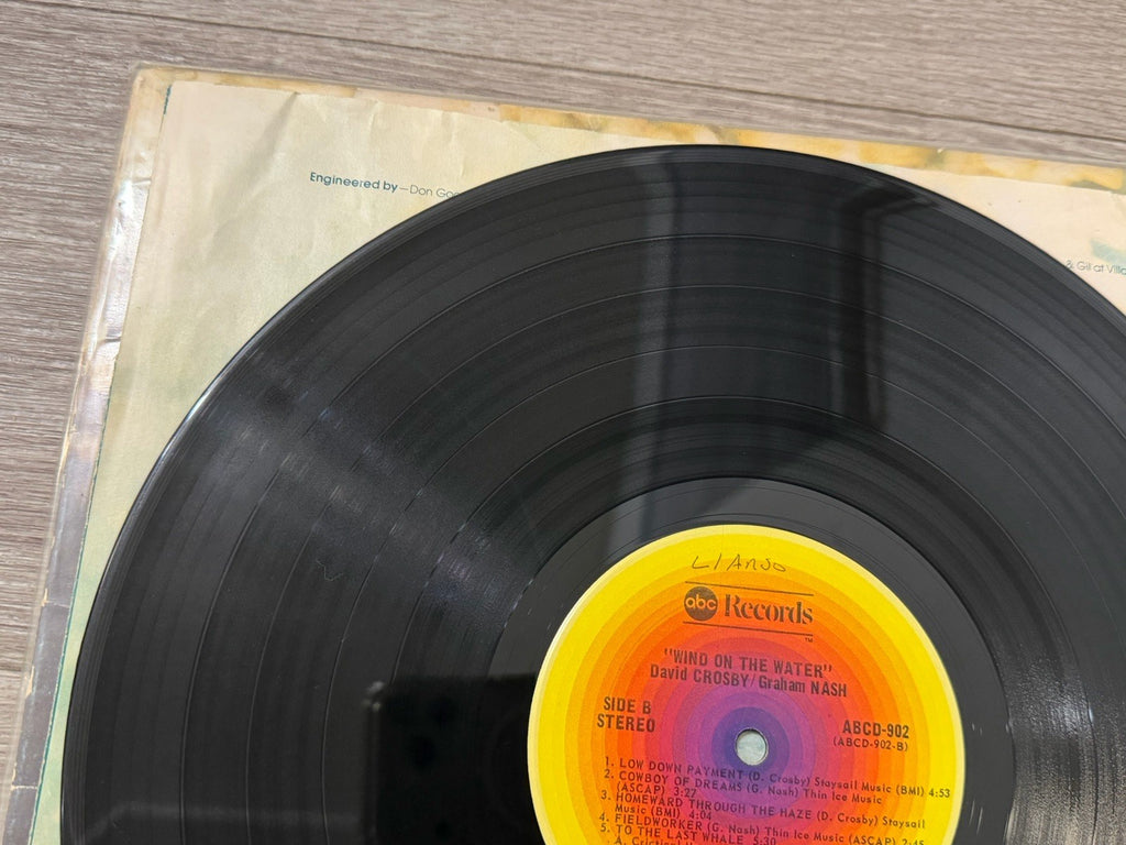 DAVID CROSBY & GRAHAM NASH ( WIND ON THE WATER ) ORIG VINYL LP