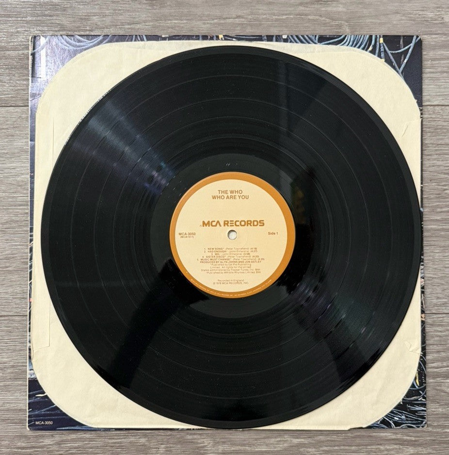 The WHO "Who Are You" 1978 Lp Vinyl Record MCA-3050 Original Pressing Vg+/VG