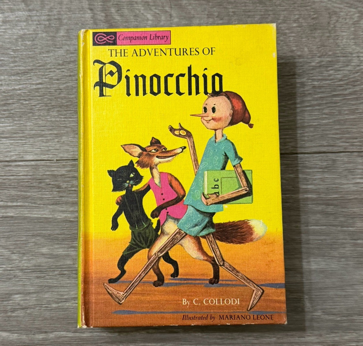 1965 Companion Library Adventures Of Pinocchio And The Story Of King Arthur &...