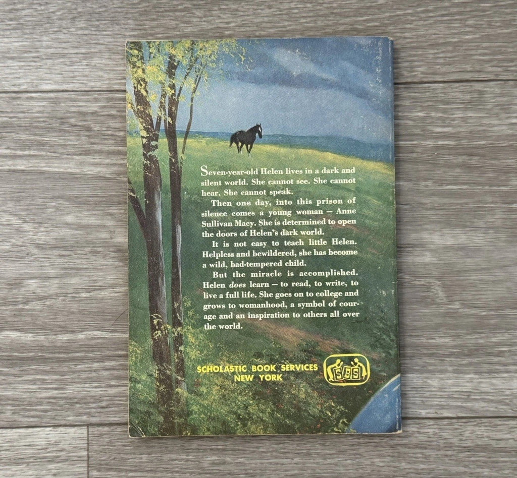 Vtg 1962 The Story of Helen Keller by Lorena A. Hickok Scholastic Paperback