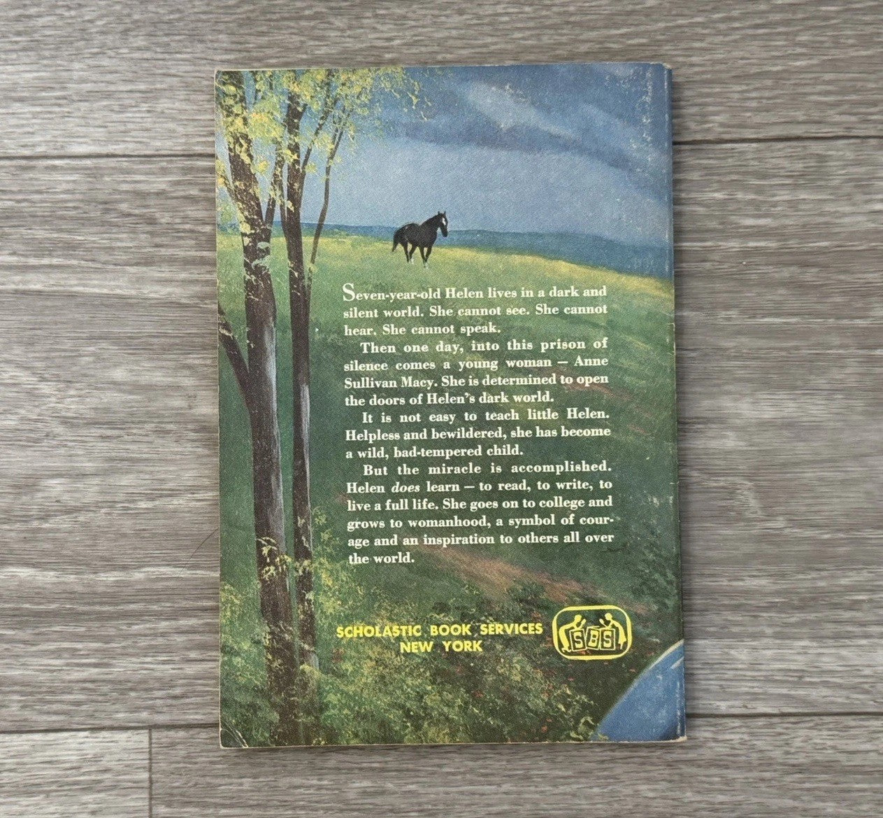 Vtg 1962 The Story of Helen Keller by Lorena A. Hickok Scholastic Paperback