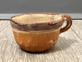 Vintage Mexican Cup Handmade Pottery Small Size 1.25” Tall X 2.25” Diameter