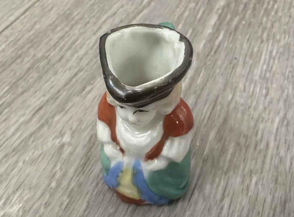 Vtg Miniature Figurine - Marked JAPAN - Mid Century Charm - Pitcher Creamer