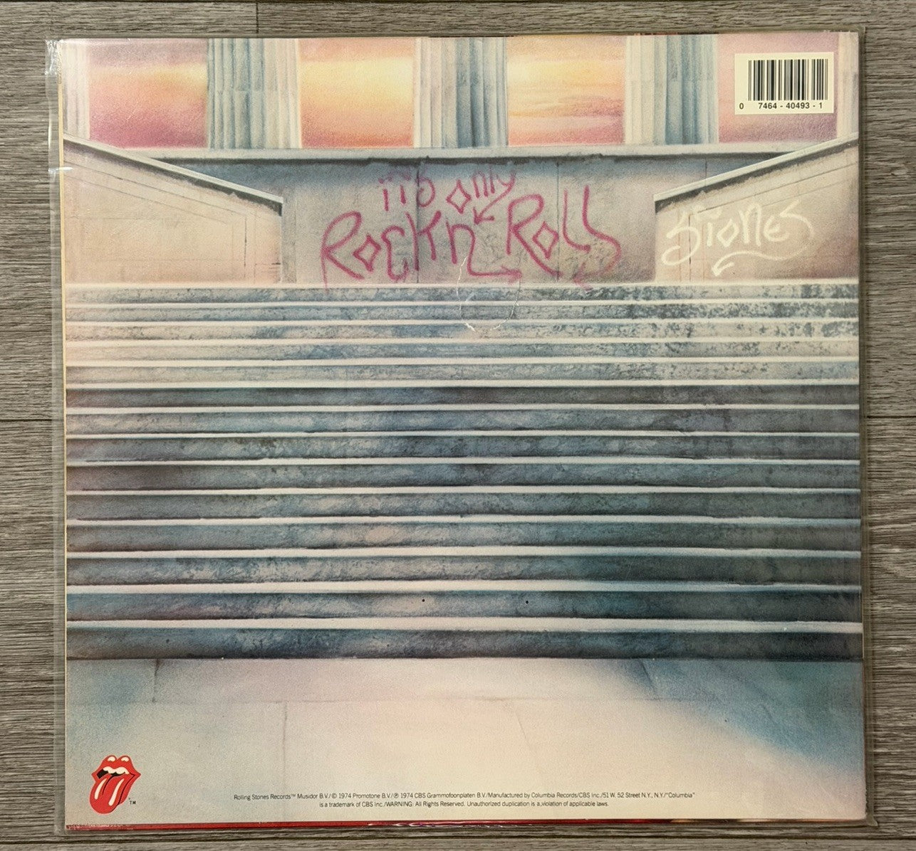 ROLLING STONES IT'S ONLY ROCK n ROLL 12" RECORD ALBUM VINYL LP FC-40493 1974 VG+