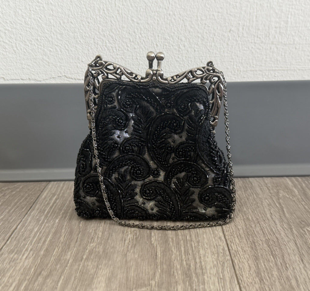 Womens Vtg Style Beaded Sequin Evening Handbag Prom /Homecoming /Wedding Clutch