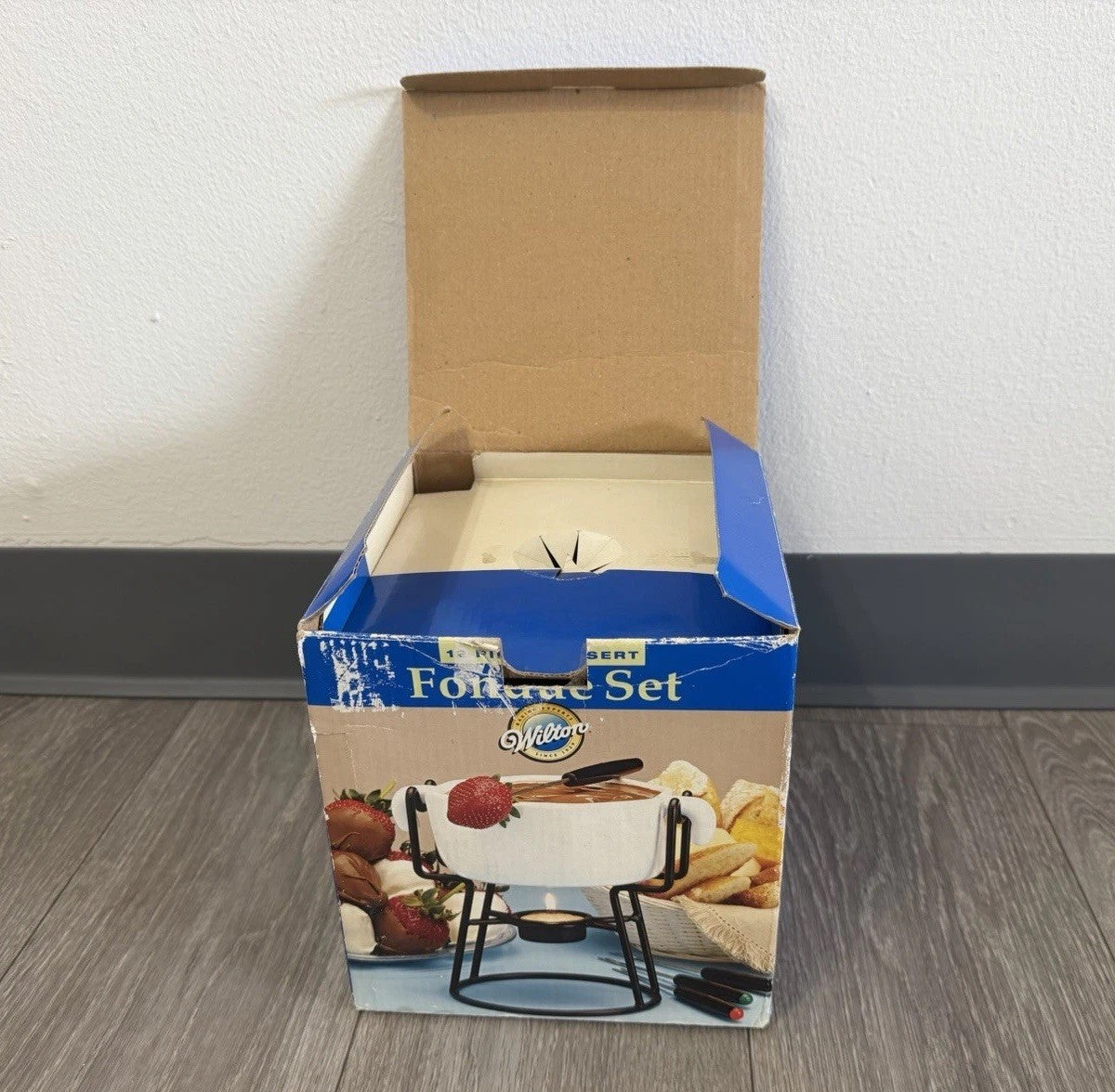 Fondue Set In Box NOS Great For Chocolate Cheese Fondue WILTON