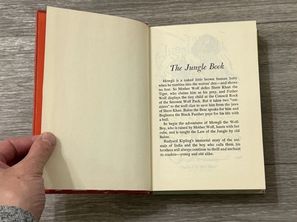 1965 Rudyard Kipling The Jungle Book Hardback Book