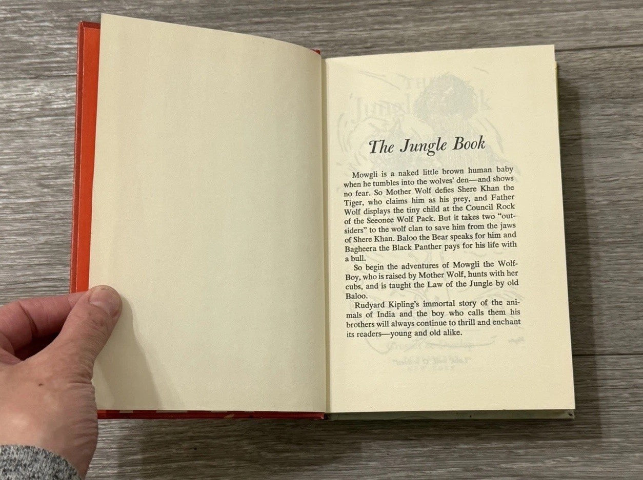 1965 Rudyard Kipling The Jungle Book Hardback Book