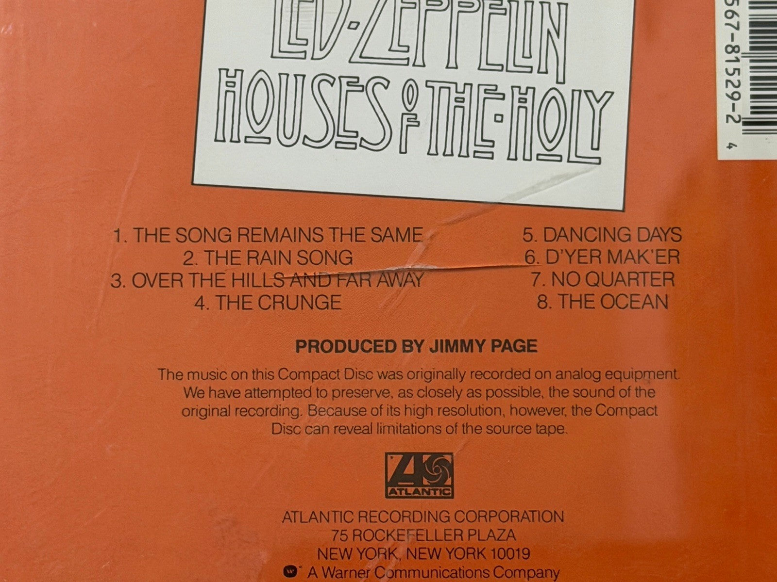 Led Zeppelin         CD         Houses Of The Holy