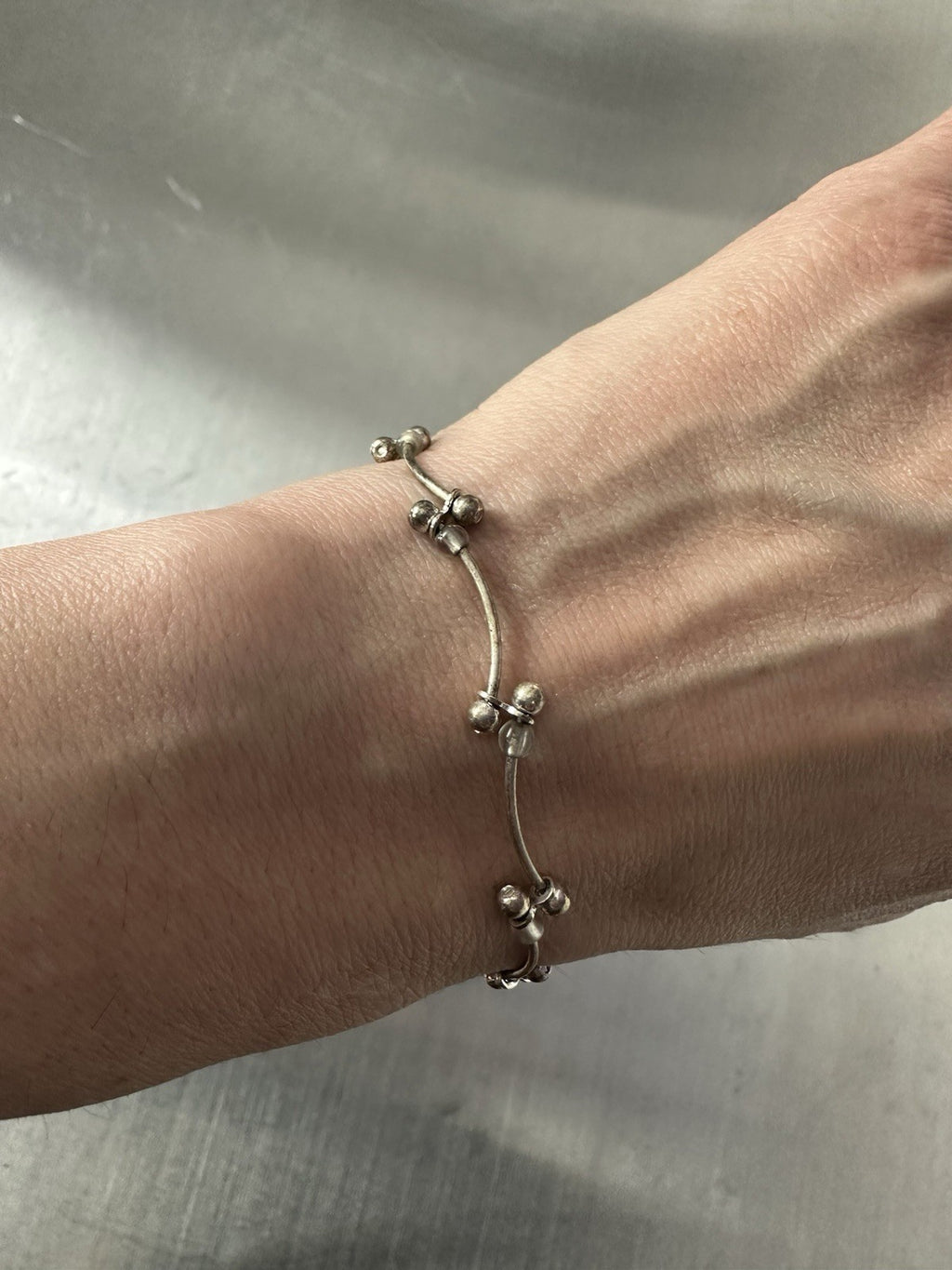 Vintage Clair’s Silver Dainty Bracelet 90s Retro