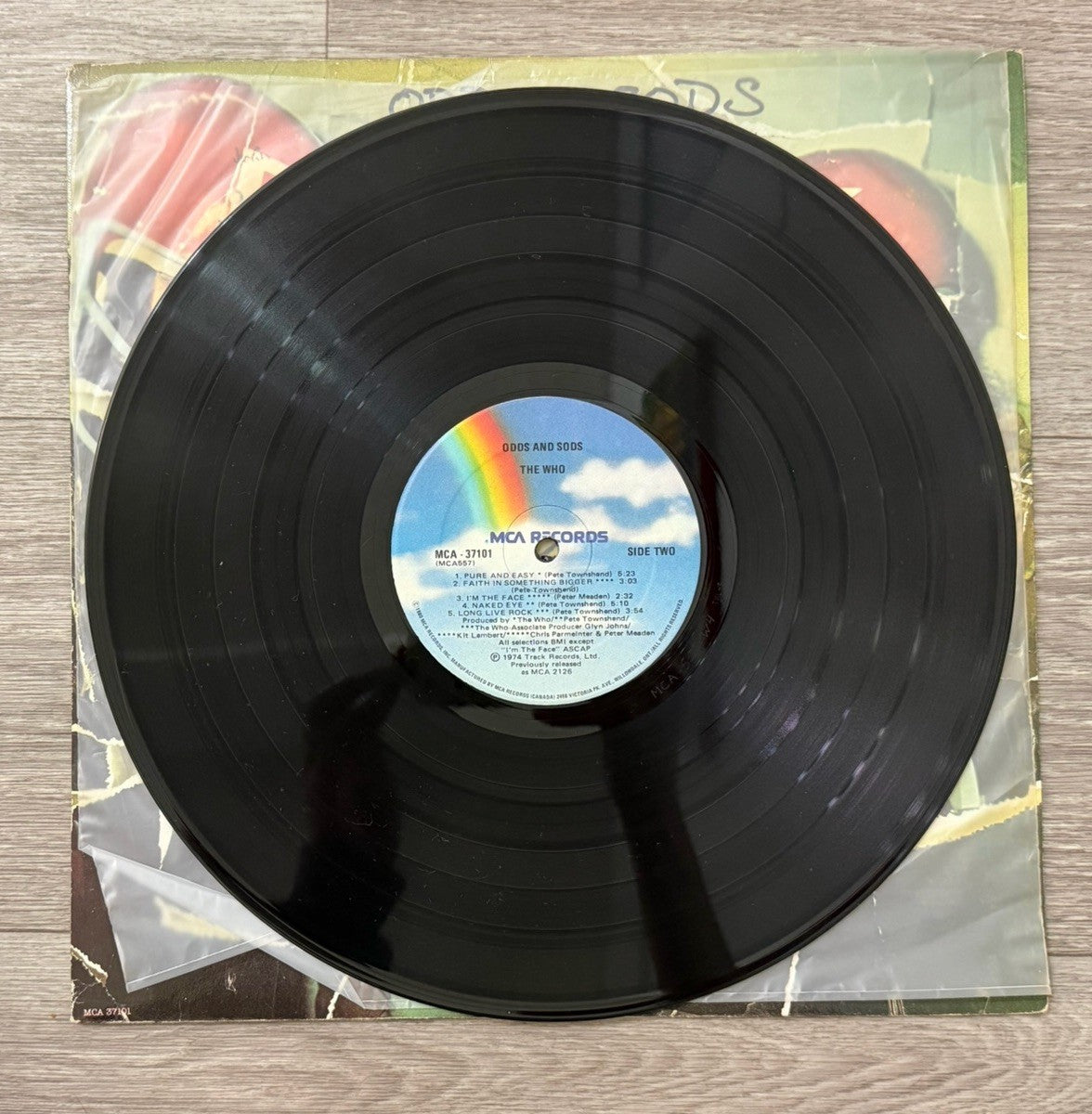 THE WHO-ODDS AND SODS ORIGINAL 1974 Rerelease MCA 37101 VG+