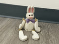 Wooden Bunny Rabbit Shelf Sitter Toy Vintage Terry’s Village Easter Needs Repair