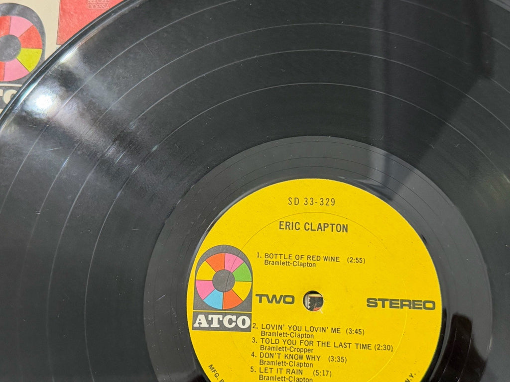 1972 Eric Clapton Eric Clapton LP Vinyl ATCO Rock 12" 33 RPM Stereo