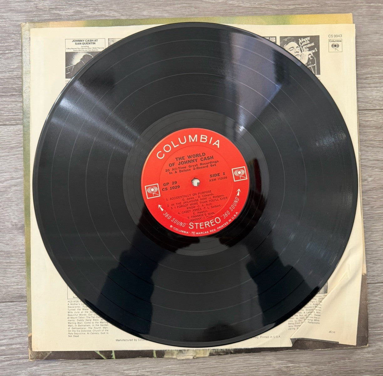 Johnny Cash – The World Of Johnny Cash Deluxe 2-Record Set GP 29