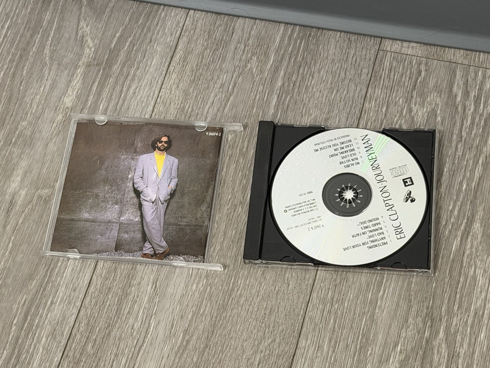 Vintage Eric Clapton Journeyman 1989 CD - VG+ Cracked Case 9 26074-2 Reprise
