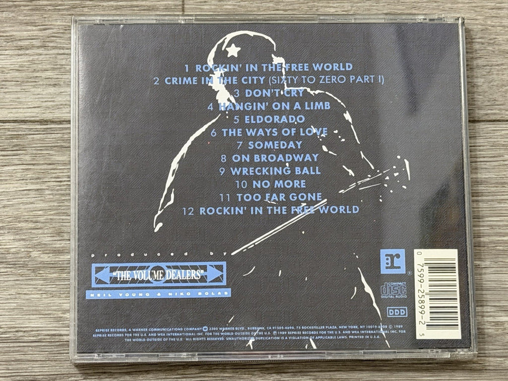 Neil Young - Freedom CD 1989 Excellent Condition Classic Rock Reprise Records