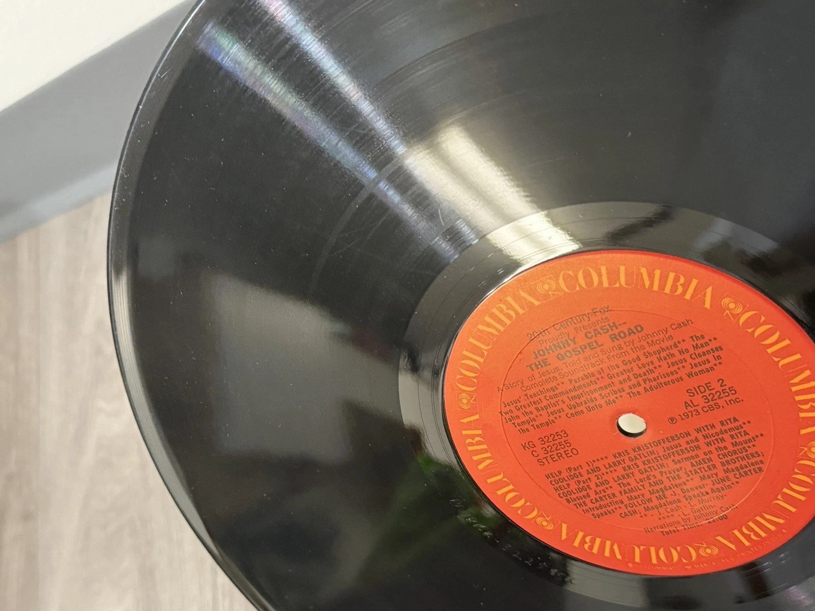 Johnny Cash "Gospel Road" Vinyl 2XLP USA 1973