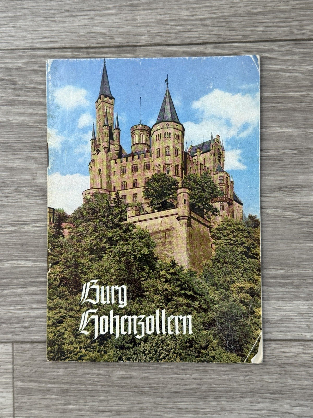 Vintage Burg Hohenzollern Castle Germany Mini Guide Booklet German History