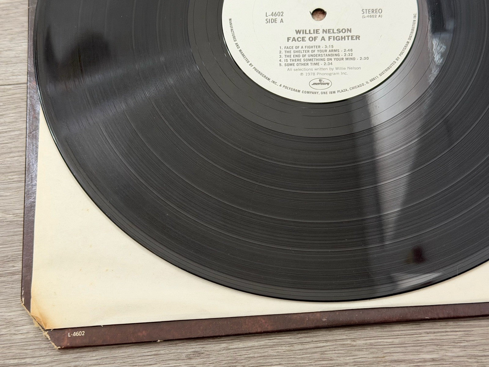Willie Nelson - Face Of A Fighter 1978 LP Vinyl Album 