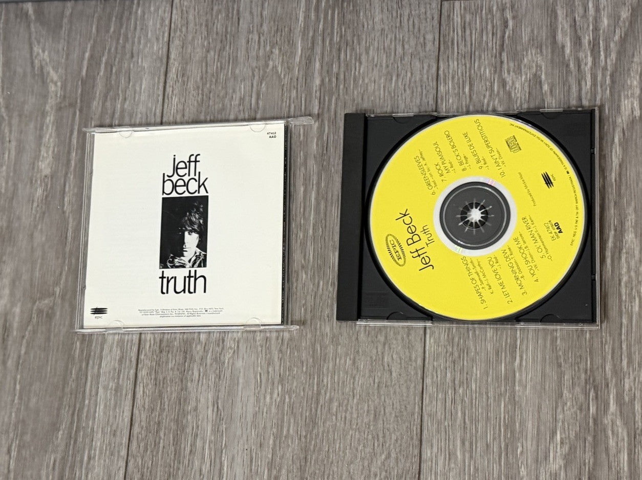 Jeff Beck - Truth CD 1968 Classic Rock Epic Label Legendary Guitar CRACKED CASE