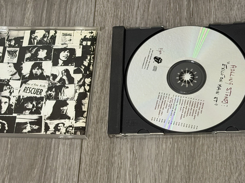 The Rolling Stones Exile On Main Street CD Cracked Case