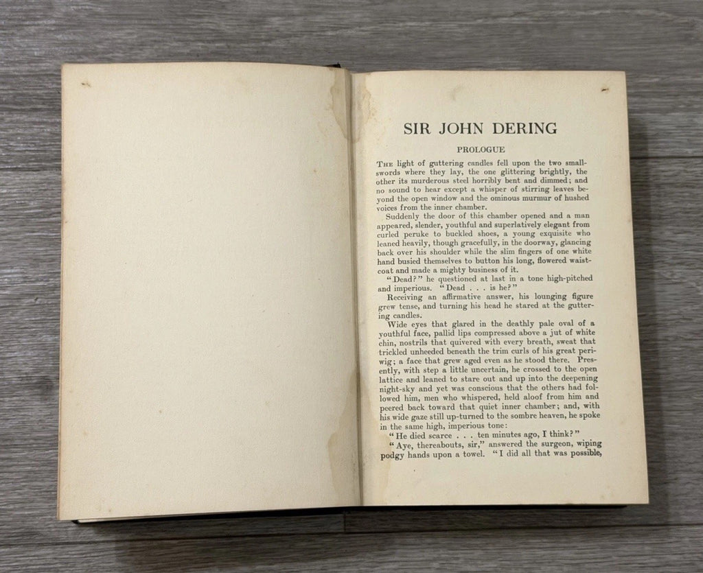 Antique Sir John Dering By Jeffery Farnol c1923 Little Brown And Company