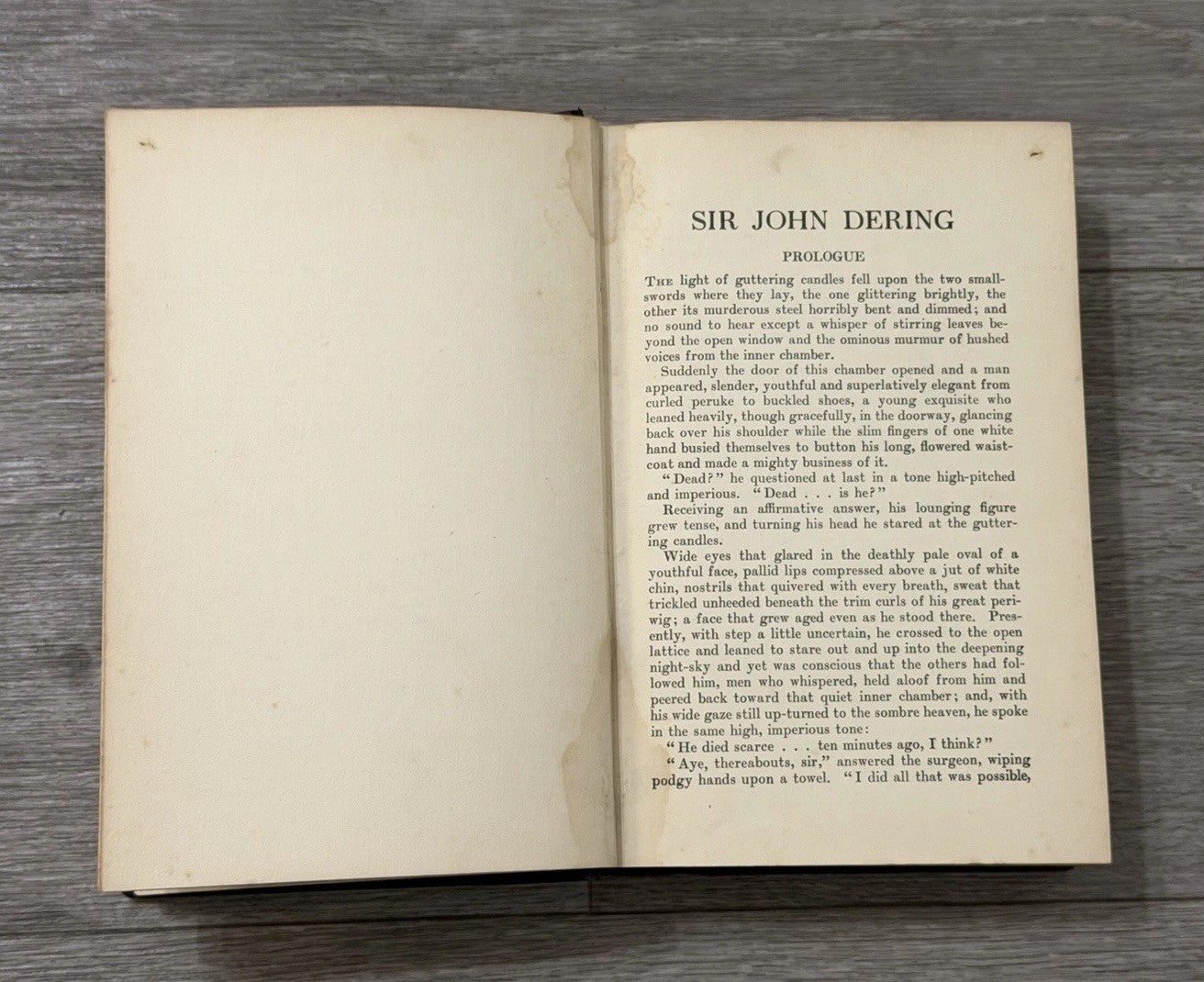 Antique Sir John Dering By Jeffery Farnol c1923 Little Brown And Company
