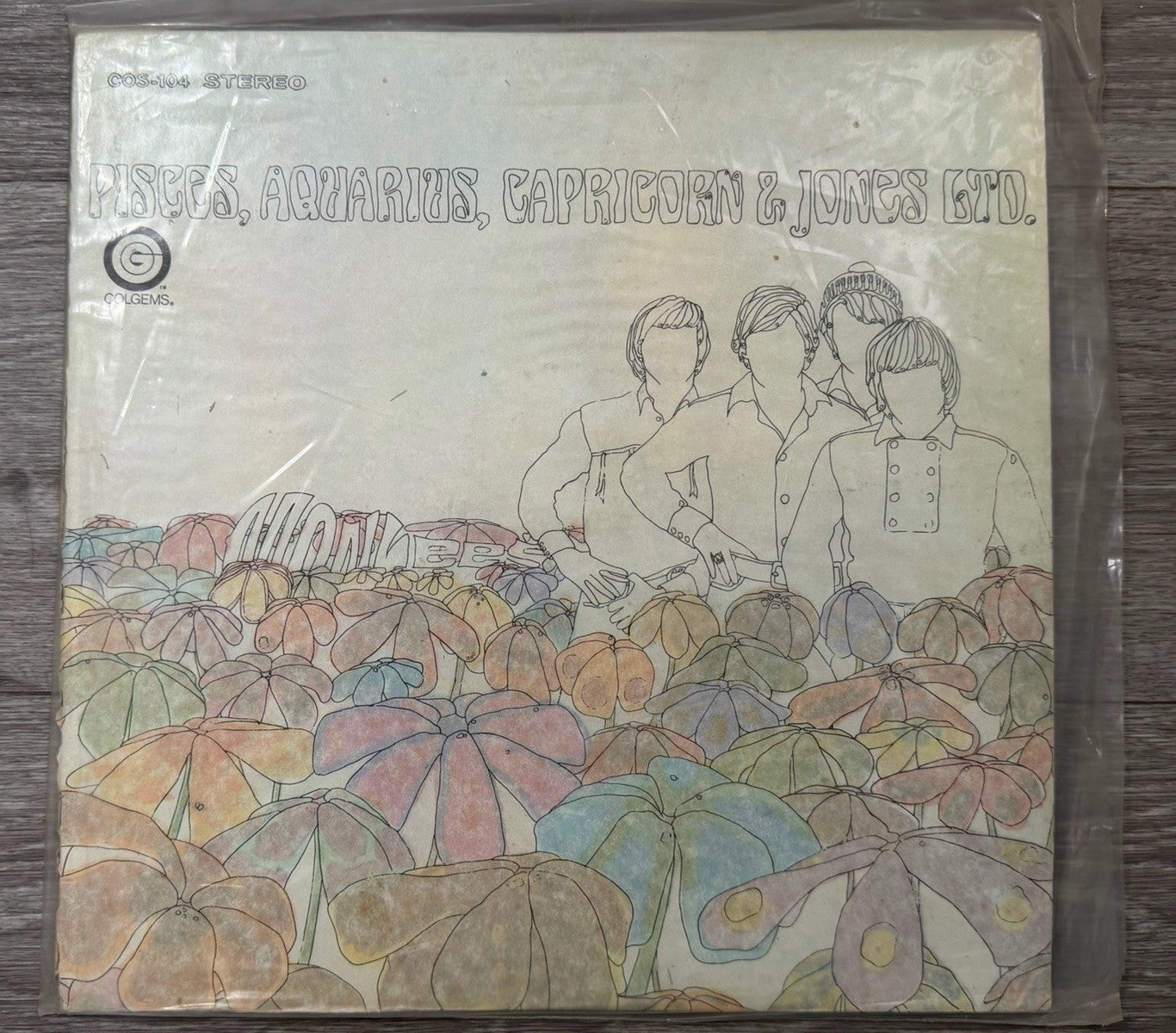 33 12" LP THE MONKEES PISCES AQUARIUS CAPRICORN & JONES LTD