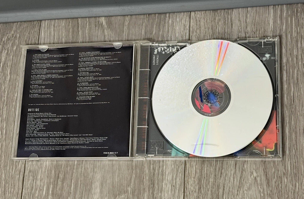 David Bowie 1. Outside (The Nathan Adler Diaries: A Hyper Cycle) CD 1995
