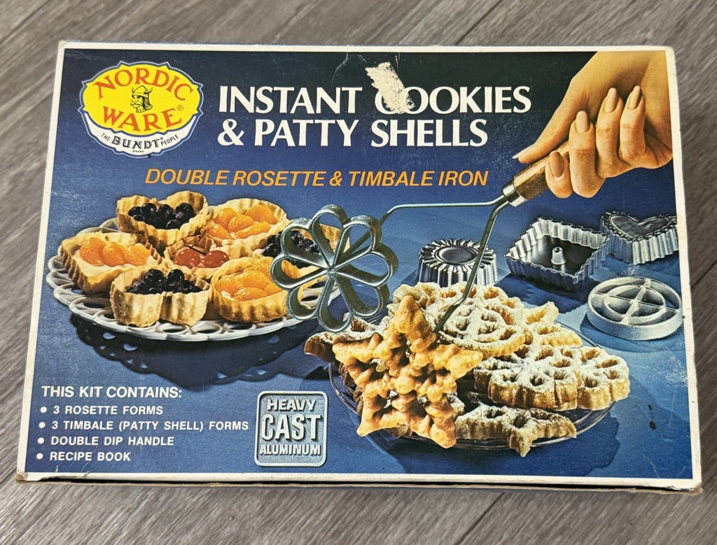 Vintage Nordic Ware Instant Cookies & Patty Shells / New Sealed