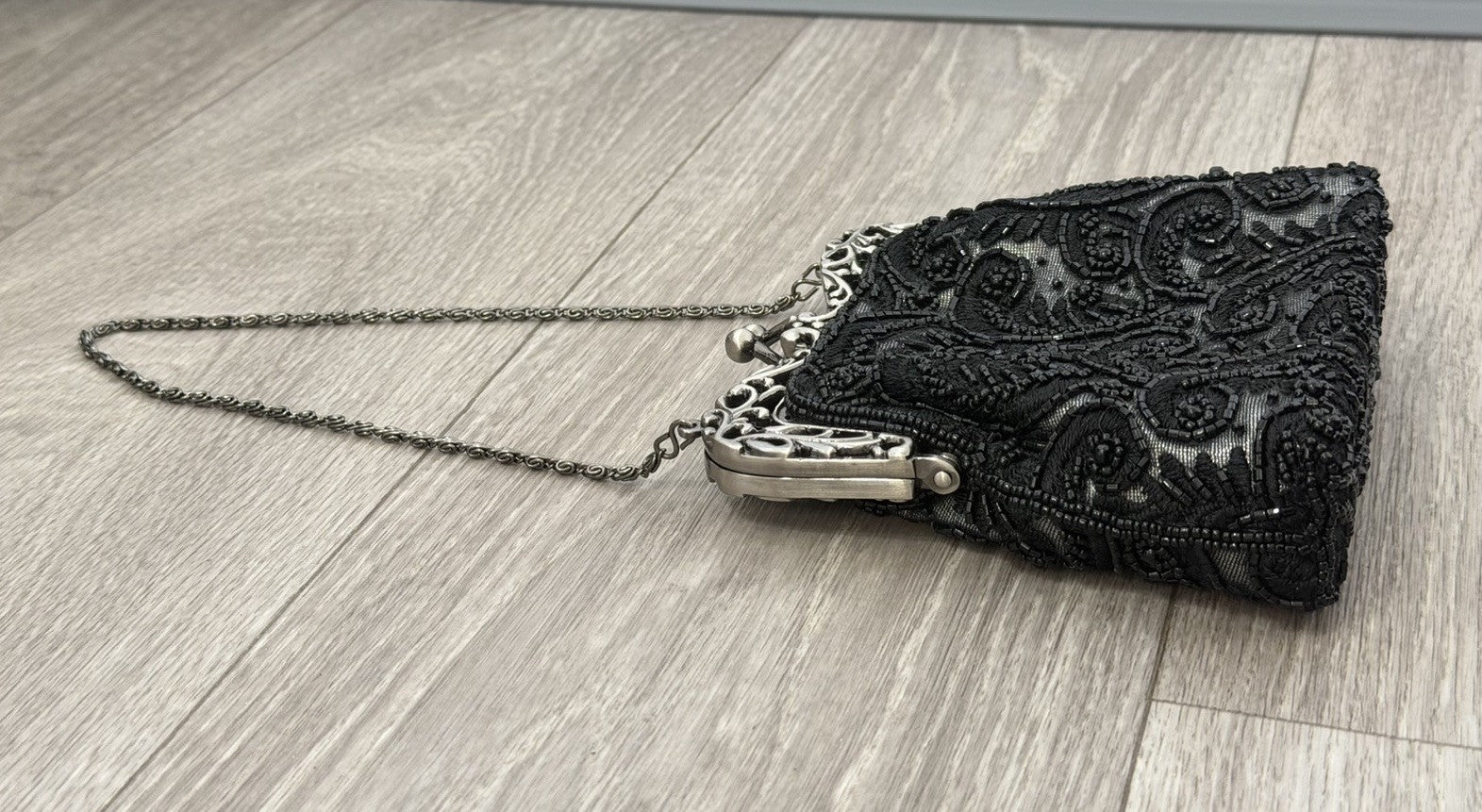 Womens Vtg Style Beaded Sequin Evening Handbag Prom /Homecoming /Wedding Clutch